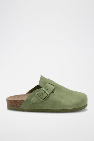 Sabots en cuir - Vert