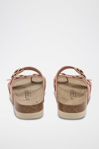 Sandales en cuir - Rose