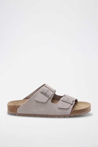 Mules en cuir - Marron