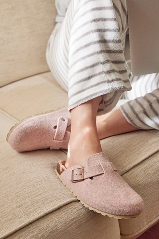 Sabots Rosso - Rose et beige