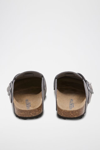 Mules en nubuck - Gris