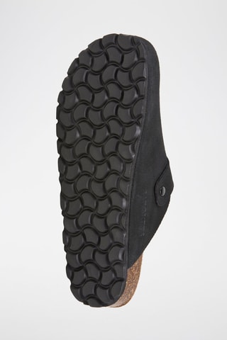 Mules en nubuck - Noir