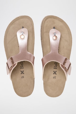 Sandales - Beige, marron et rose