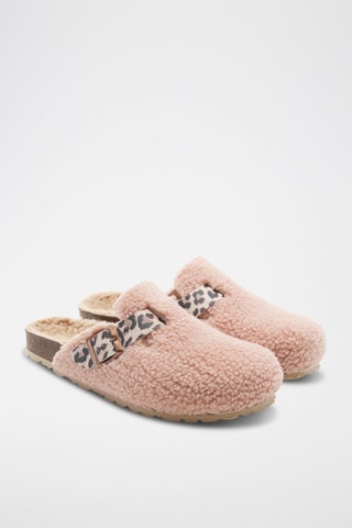 Sabots Rosso - Rose, noir et beige
