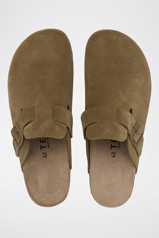 Sabots en cuir - Vert