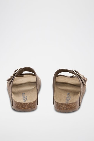 Mules en cuir - Marron