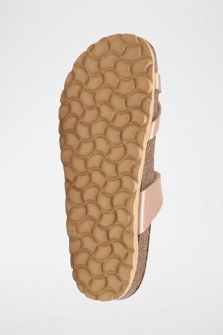 Sandales - Beige, marron et rose