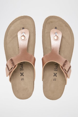 Sandales - Beige, marron et rose