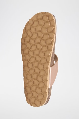 Sandales - Beige, marron et rose