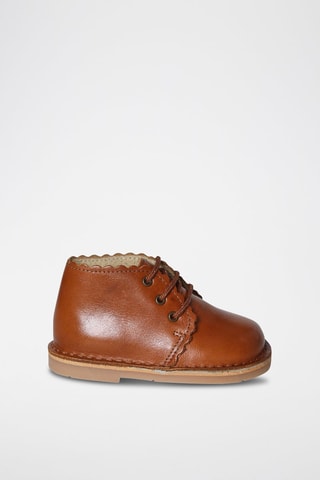 Bottines en cuir - Marron