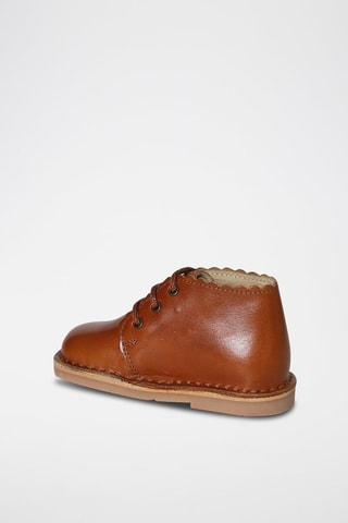 Bottines en cuir - Marron