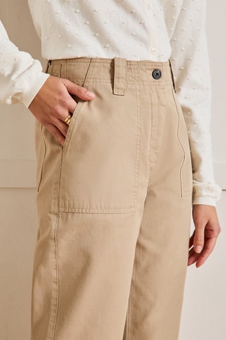 Pantalon cargo - Beige