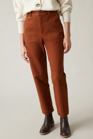 Pantalon cargo - Marron