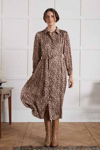 Robe chemise - Marron