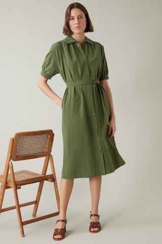 Robe chemise - Vert