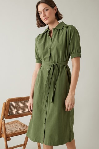 Robe chemise - Vert