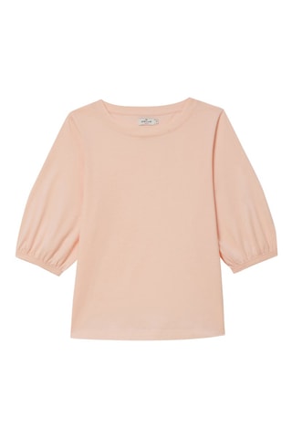 T-shirt en coton biologique - Rose poudré