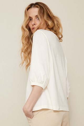 T-shirt en coton biologique - Ecru