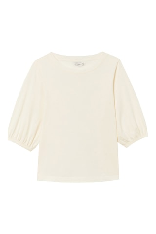 T-shirt en coton biologique - Ecru
