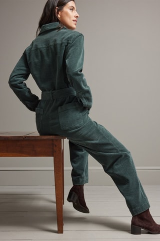Combinaison en velours - Vert