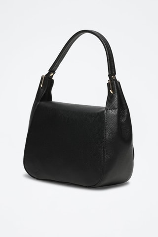Sac porté épaule en cuir Milva - Noir