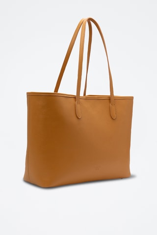 Leren Shopper Sola - Camel