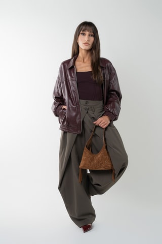Cabas en cuir Rodeo - Camel