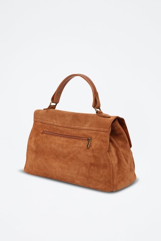 Sac à main en nubuck Mick Frange - Camel