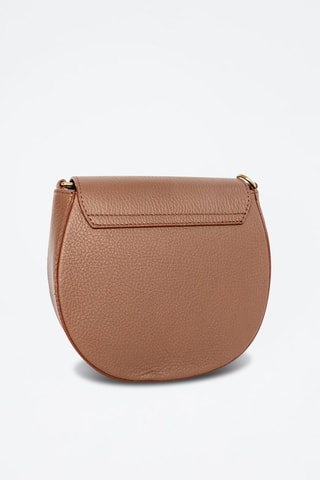 Sac bandoulière en cuir Polly - Marron
