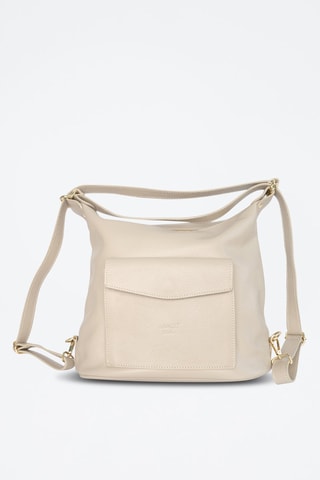 Sac bandoulière en cuir Effia - Taupe