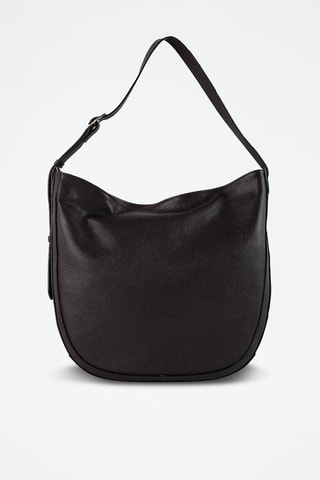 Sac porté épaule en nubuck Moss - Marron