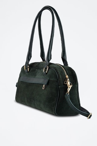 Sac porté épaule en nubuck Drew - Vert