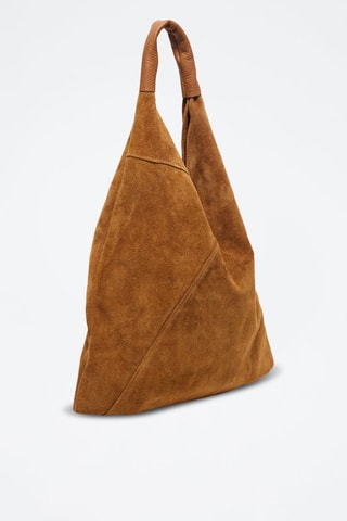 Cabas en nubuck Deni - Camel