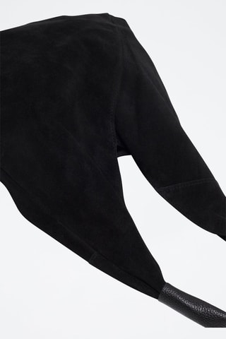 Cabas en nubuck Deni - Noir