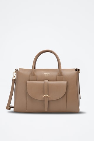 Sac à main en cuir Roux - Marron