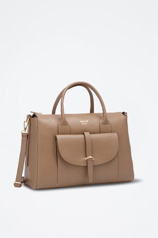 Sac à main en cuir Roux - Marron