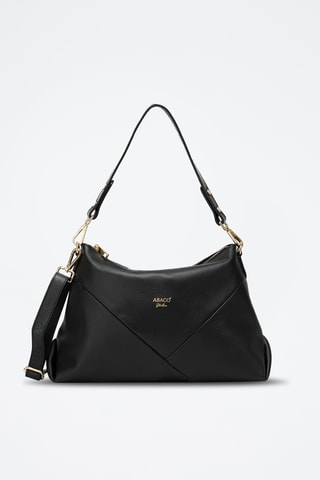 Sac porté épaule en cuir Arden  - Noir