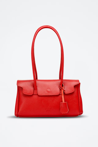 Leren Trendy Handtas Fenn - Rood
