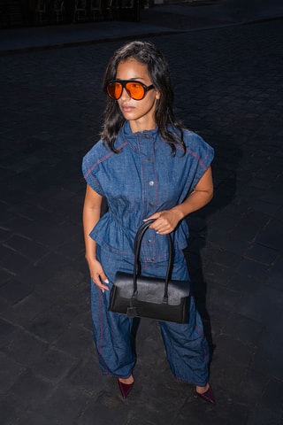 Leren Trendy Handtas Fenn - Zwart