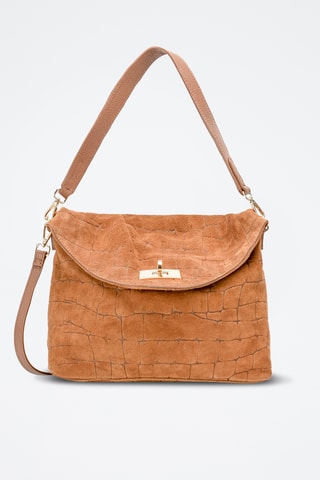 Sac porté épaule en cuir Ceres - Camel
