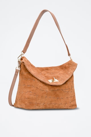 Sac porté épaule en cuir Ceres - Camel