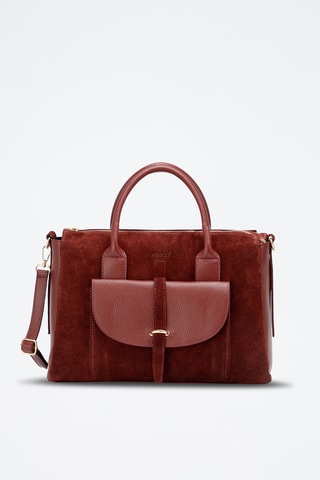 Sac à main en cuir Rye - Bordeaux
