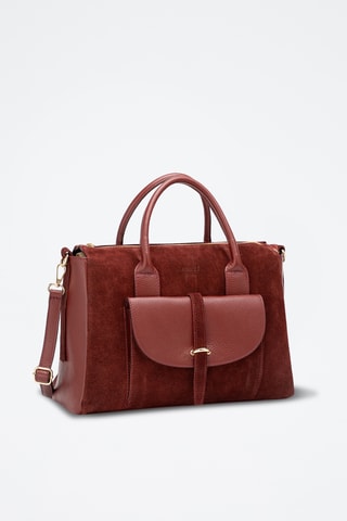 Sac à main en cuir Rye - Bordeaux