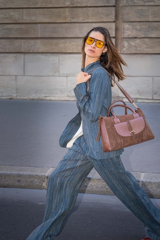 Sac à main en cuir Rye - Marron