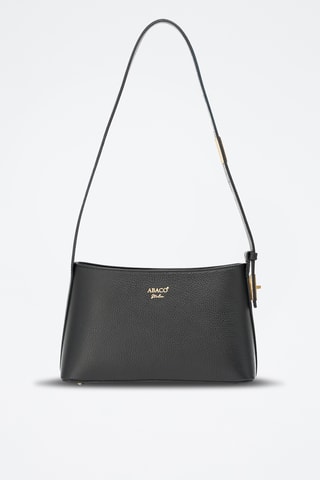 Sac porté épaule en cuir Goldie - Noir