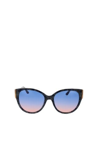 Lunettes de soleil femme - Catégorie 2 - Guess - Bleu, doré et gris