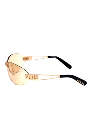 Lunettes de soleil femme - Catégorie 1 - GCDS - Doré et noir