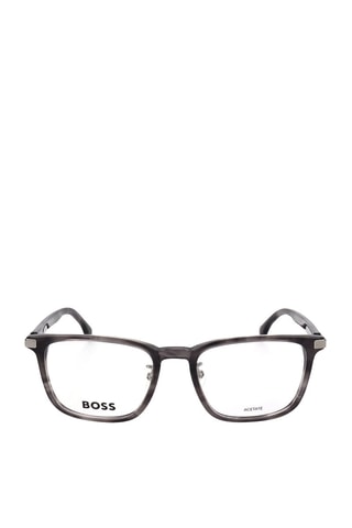 Lunettes de vue homme - Hugo Boss - Noir, argenté et gris