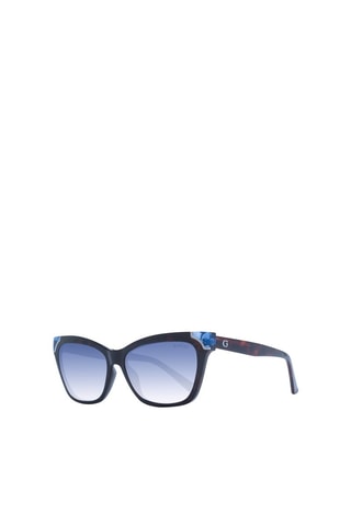 Lunettes de soleil femme - Catégorie 3 - Guess - Bleu et marron