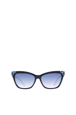 Lunettes de soleil femme - Catégorie 3 - Guess - Bleu et marron